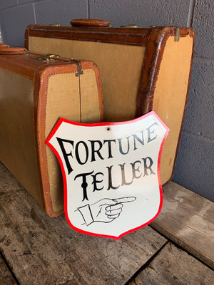 A hand painted fairground advertising sign - Fortune Teller