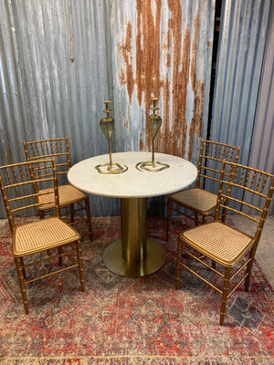 A Hollywood Regency marble dining table - #2