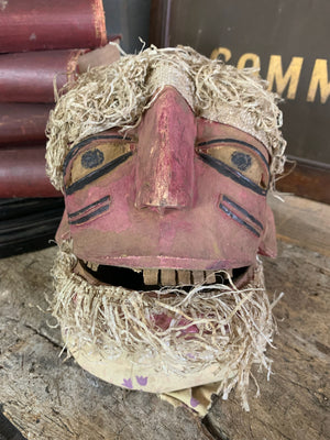 A wooden Makonde helmet mask ~E
