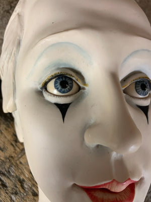 A Ben Black Pierrot clown sculpture