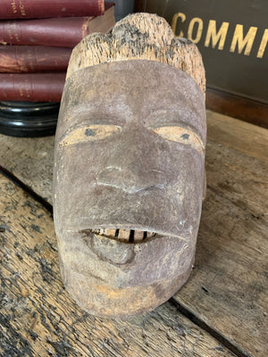 A wooden Makonde helmet mask ~C