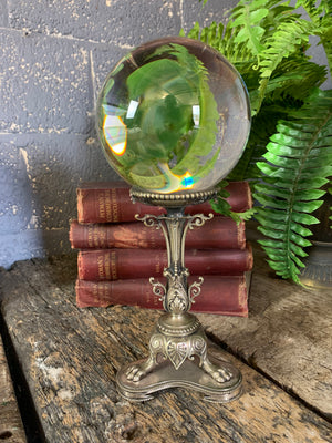 A large fortune teller's crystal ball