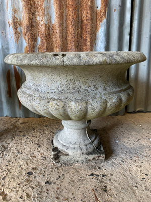 A pair of large Campana cast stone urns
