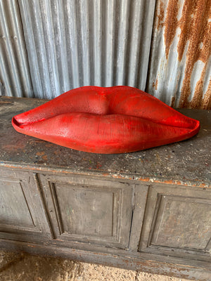 A large pair of lips