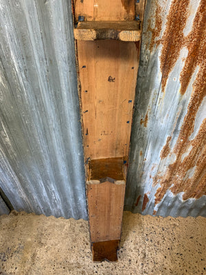 A Victorian church pew kneeler - 155cm