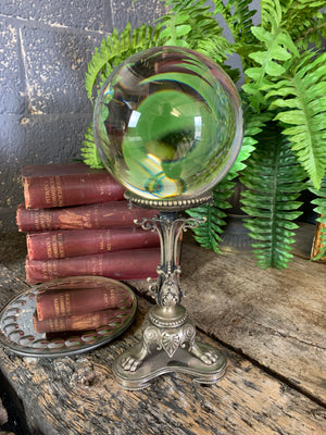 A large fortune teller's crystal ball