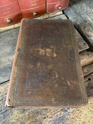 A very large early 19th Century illustrated bible