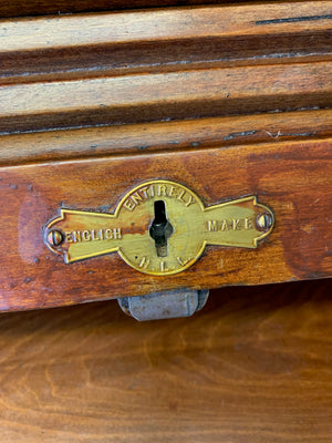 A Harris Lebus rolltop desk