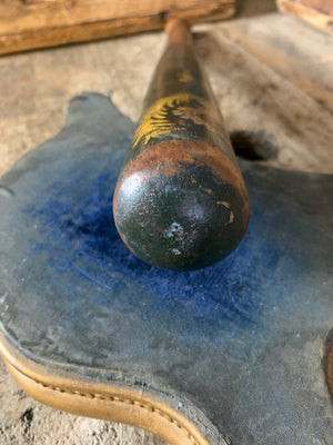 A hand painted Victorian VR wooden truncheon