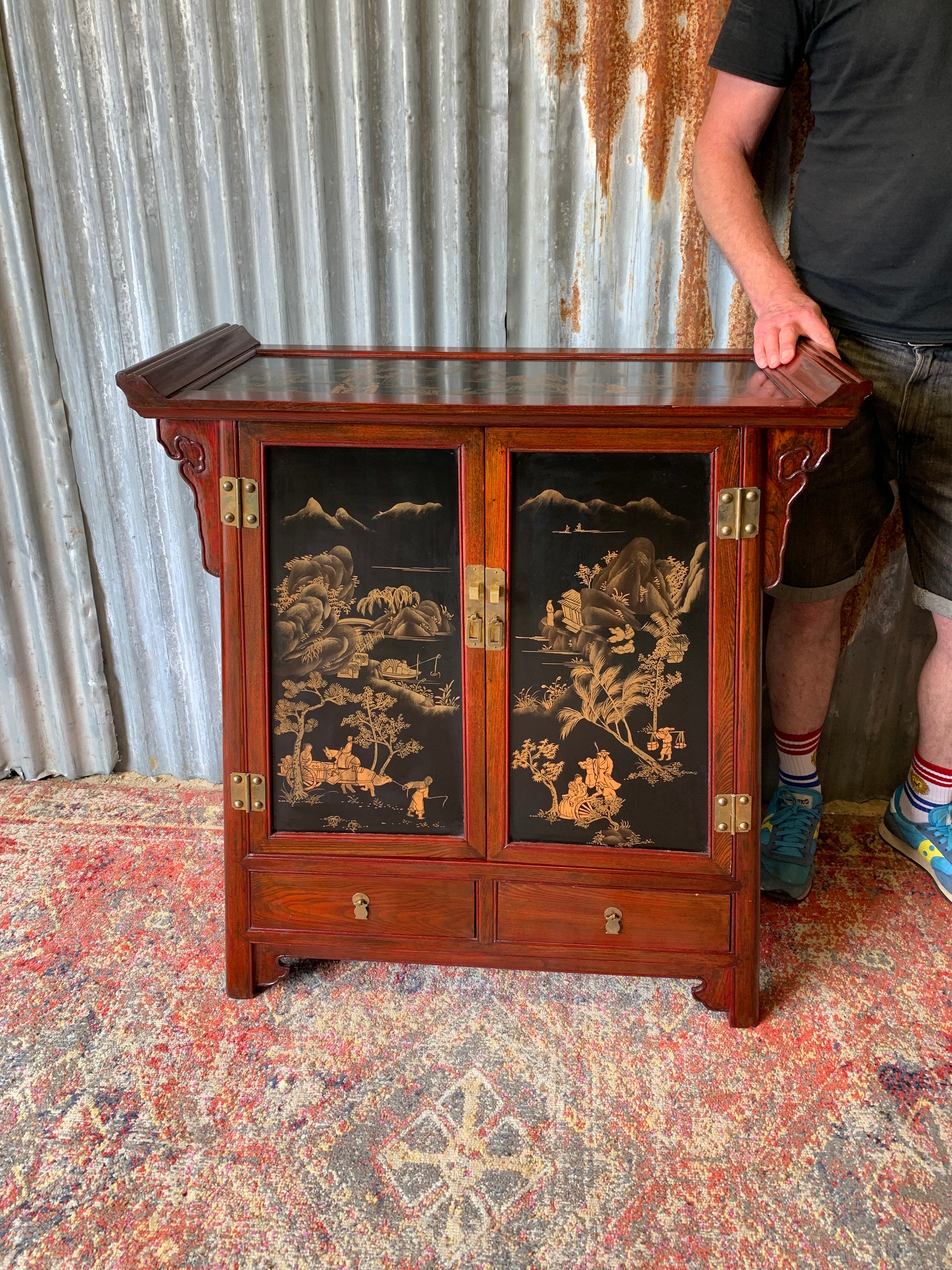 A Chinese Altar Cabinet Belle And