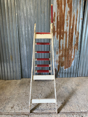 A rare set of vintage circus ladders