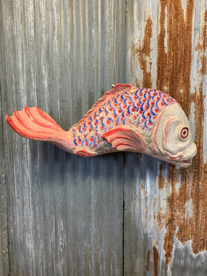 A large hand painted fish