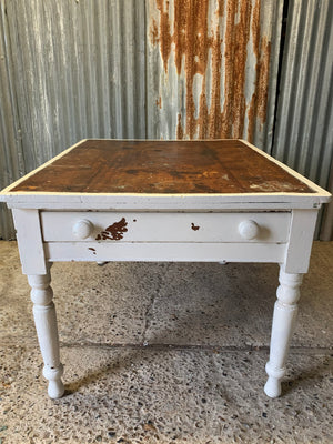A large scrub top table
