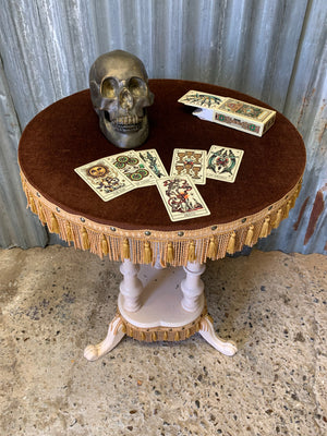 An ornate gypsy table