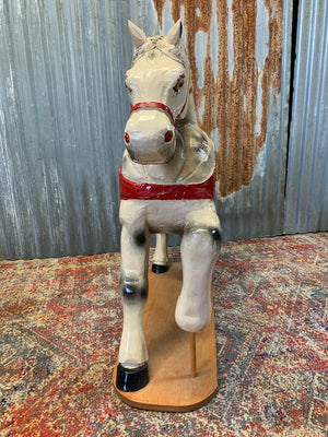 An original fairground galloper horse