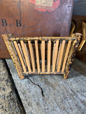 A tiger bamboo letter rack
