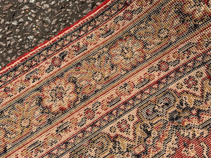 A Persian red ground runner - 340cm