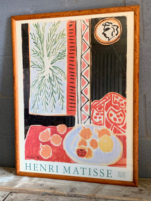 An original 1987 Matisse lithograph - "Still Life with Pomegranates"