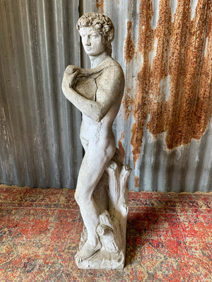 A large statue of Michelangelo's David - 83cm