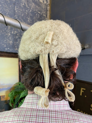 A traditional Ravenscroft judge’s wig