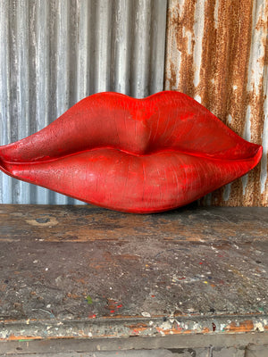 A large pair of lips