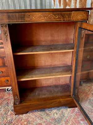 A Victorian single fronted pier cabinet