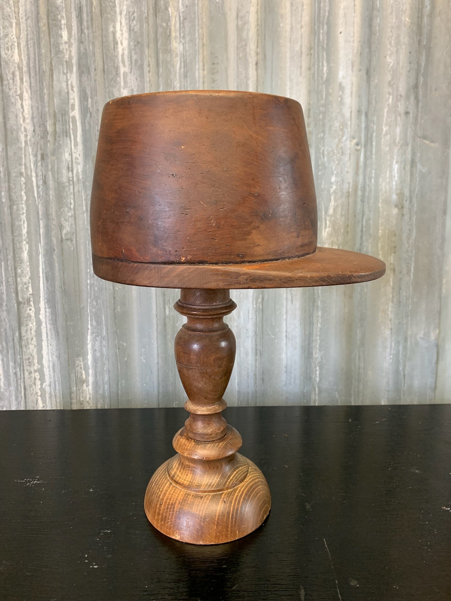 Handmade Domed Wooden Hat Block (4 Sizes) With Stand - Millinery Base For Making Fascinators