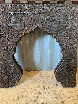An Anglo-Indian carved canterbury