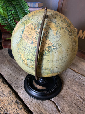 A 9” George Philip & Son Terrestrial globe