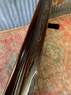 A very large Japanese Zataku rosewood low table