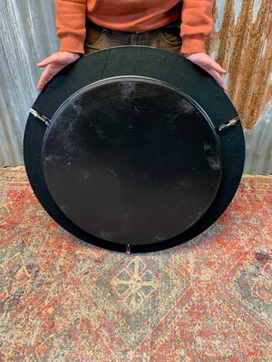 A very large concave parabolic mirror ~ 90cm
