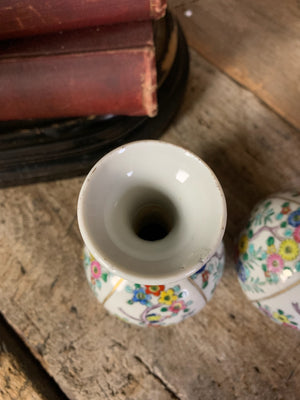 A pair of Japanese porcelain vases